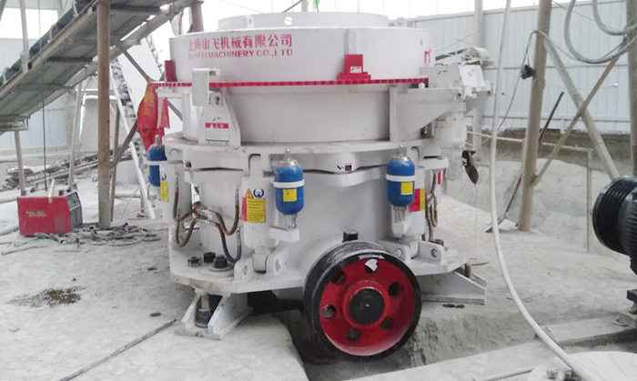 Multi-Cylinder Cone Crusher Production Line in Baiyin City, GanSu Province, China